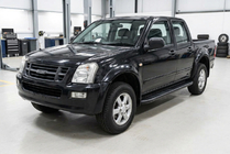 Isuzu D-Max 2002-2011 Praguri Laterale Bosphore Black (2007-2012, 2 buc, Aluminiu) foto 1