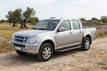 Isuzu D-Max 2002-2011 Praguri Laterale Bosphore Grey (2007-2012, 2 buc, Aluminiu) foto 1