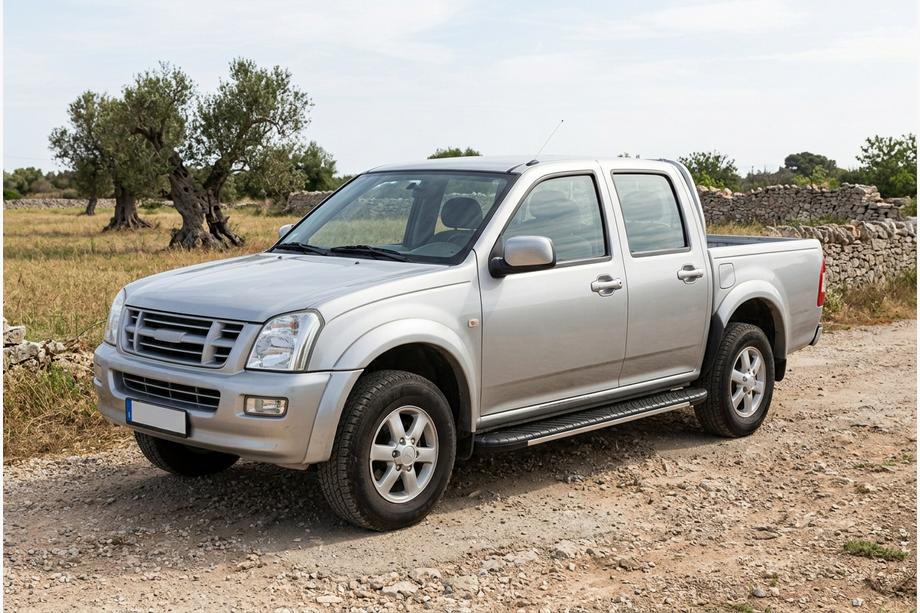 Isuzu D-Max 2002-2011 Praguri Laterale Bosphore Grey (2007-2012, 2 buc, Aluminiu) Image