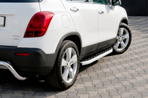 Chevrolet Trailblazer 2012-2019 Praguri Laterale Fullmond (2 buc, Aluminiu) foto 1