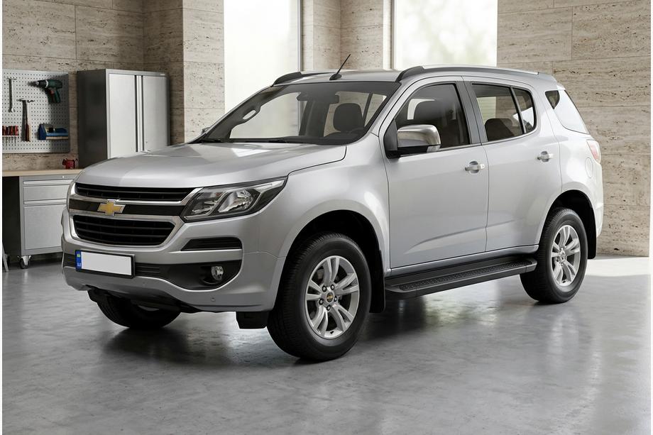 Chevrolet Trailblazer 2012-2019 Praguri Laterale Allmond Black (2 buc, Aluminiu) Image