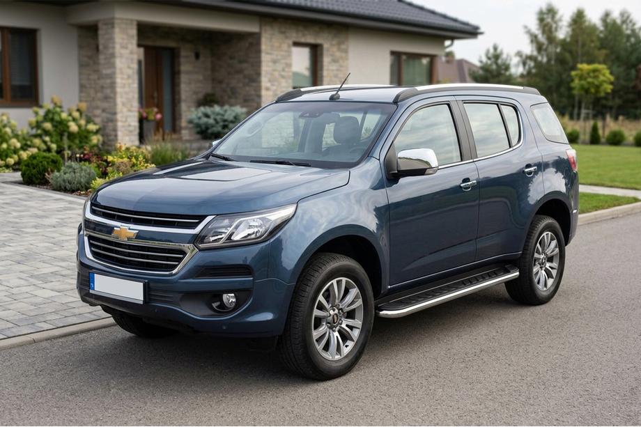 Chevrolet Trailblazer 2012-2019 Praguri Laterale Maydos V1 (2 buc, Aluminiu si Otel Inoxidabil) Image
