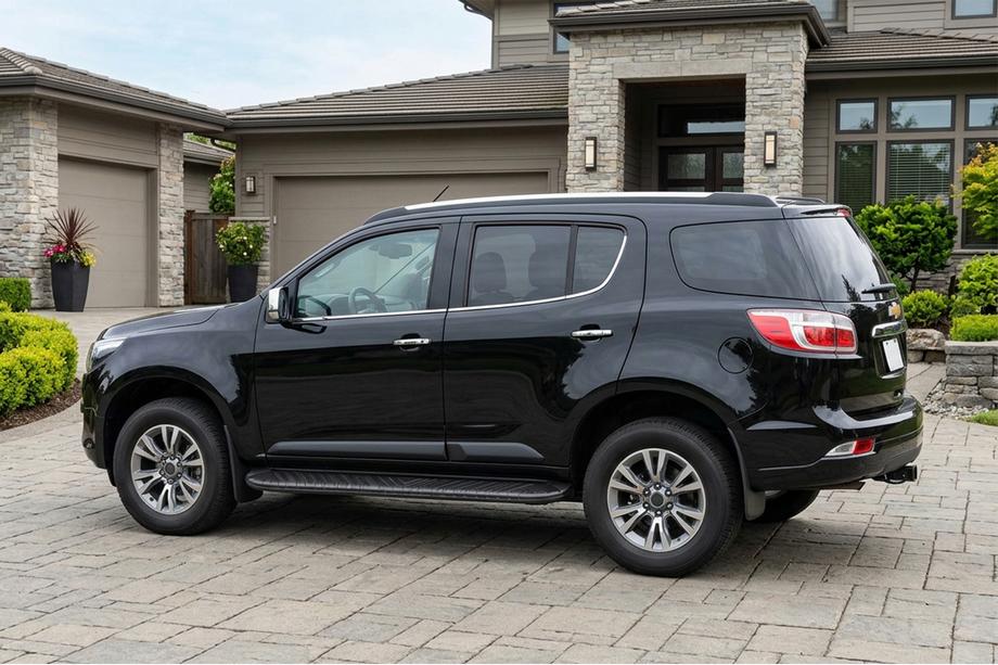 Chevrolet Trailblazer 2012-2019 Praguri Laterale Bosphorus Black (2 buc, Aluminiu) Image