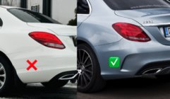 Mercedes C-class W205 2014-2021 Body kit cu difuzor V1 (AMG C63-design 2014-2018) foto 2