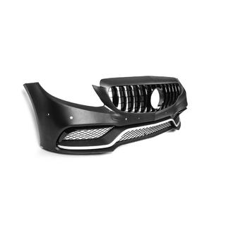 Body kit cu difuzor V1 (AMG C63-design 2014-2018) foto 3