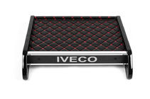 Iveco Daily 2006-2014 Polita pentru bord (Neagra cu cusatura rosie) foto 3