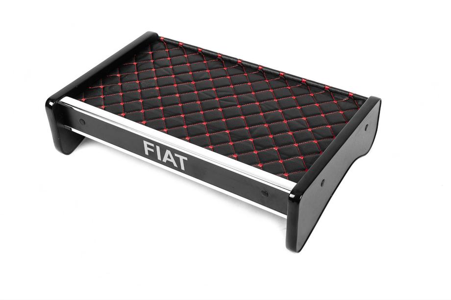 Fiat Ducato 2006-2025 Polita pentru bord (Neagra cu cusatura rosie) din 2014 Image