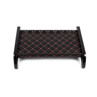 Polita pentru bord (Neagra cu cusatura rosie) foto 4