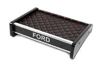 Ford Transit 1991-2000 Polita pentru bord (Negru cu cusatura rosie) foto 1