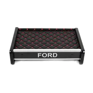 Polita pentru bord (Negru cu cusatura rosie) Ford Transit 1991-2000 foto 2