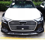 Audi A6 C8 2018–2025 Lip frontal (negru) foto 3