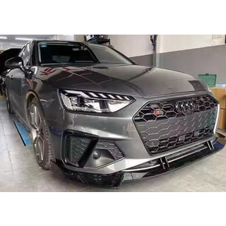 Lip frontal 2021-2023 (negru) Audi A4 B9 2015-2024 foto 1