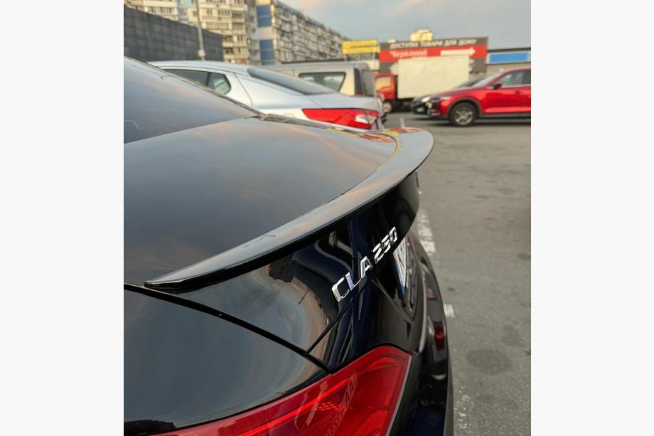 Mercedes CLA C117 2013-2019 Spoiler Lip (1234 Upgrade, Negru) Image