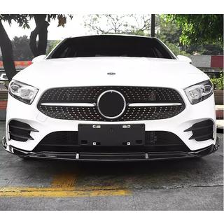 Splitter fata (pentru AMG-Line 2018-2021, Negru) Mercedes A-сlass W177 2018- foto 1