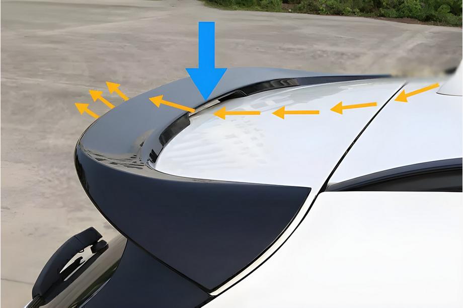BMW X1 F48 2015-2022 Spoiler Lip (1234 Upgrade, Negru) Foto 8