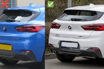 BMW X2 F39 2018-2023 Spoiler Lip (1234 Upgrade, Negru) foto 8