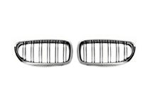 BMW 5 Series F10/F11 2010–2016 Grila rinichi (2 buc, Chrome) foto 2