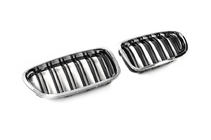 BMW 5 Series F10/F11 2010–2016 Grila rinichi (2 buc, Chrome) foto 3