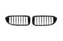 BMW Seria 5 G30/G31 2017–2023 Grile rinichi 1 bara (2017-2020, Negru lucios) foto 2