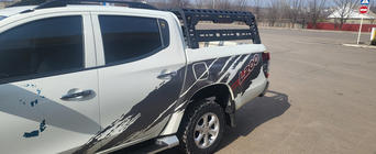 Mitsubishi L200 2006-2015 Rollbar Dakar Bed Rack foto 5