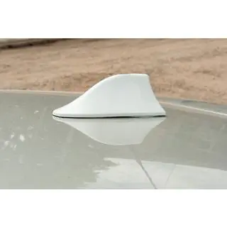 Antena shark fin (alb, ABS) foto 2
