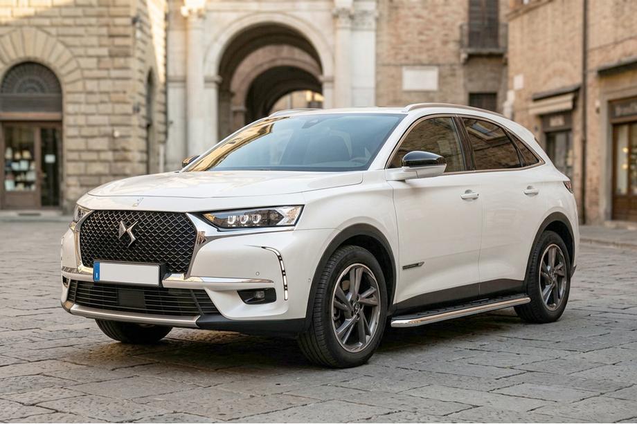 DS 7 Crossback 2017-2022 Praguri Laterale Maydos V1 (2 buc, Aluminiu si Otel Inoxidabil) Image