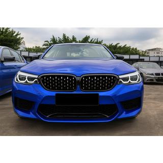 Prize grila Diamond Silver V2 (2017-2020, Rama neagra) BMW Seria 5 G30/G31 2017–2023 foto 1