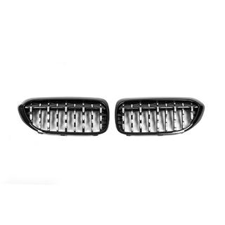 Prize grila Diamond Silver V2 (2017-2020, Rama neagra) BMW Seria 5 G30/G31 2017–2023 foto 2