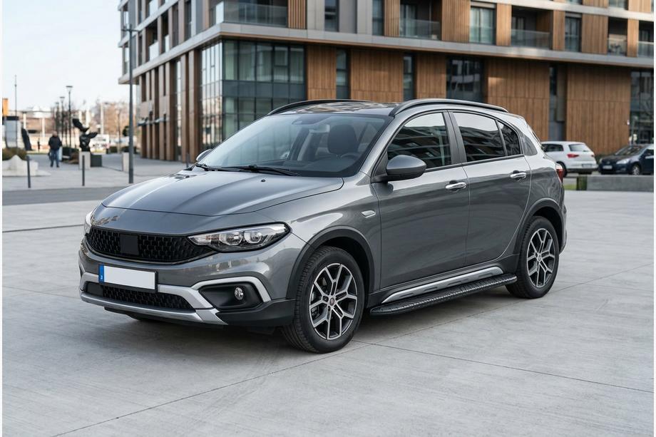 Fiat Tipo Cross 2021- Praguri Laterale Bosphorus Black (2 buc, Aluminiu) Image