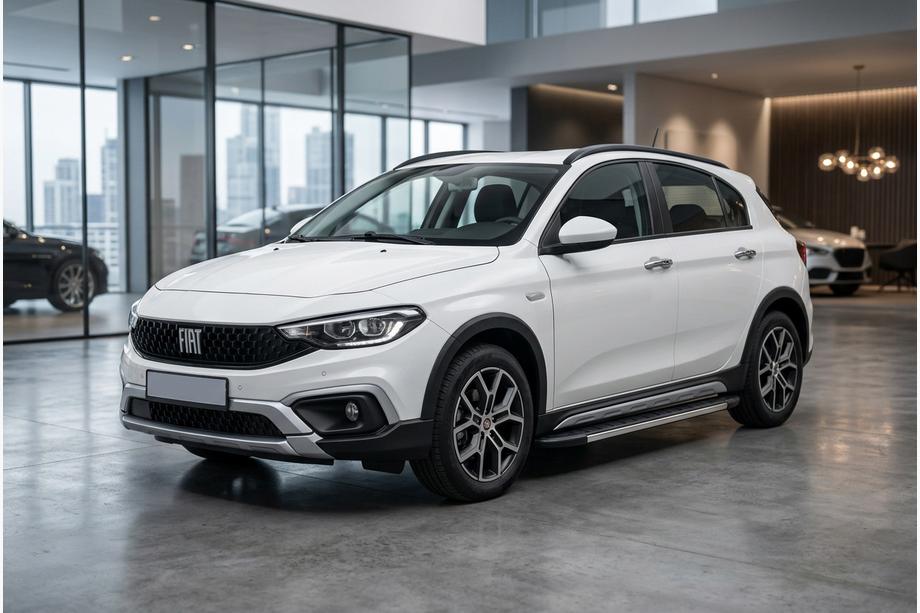 Fiat Tipo Cross 2021- Praguri Laterale Duru (2 buc, Aluminiu) Image