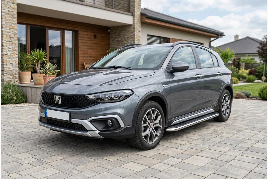 Fiat Tipo Cross 2021- Praguri Laterale Maydos V1 (2 buc, Aluminiu) Image