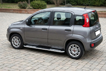 Fiat Panda 2011-2023 Praguri Laterale Tayga V2 (2 buc, Aluminiu) foto 1