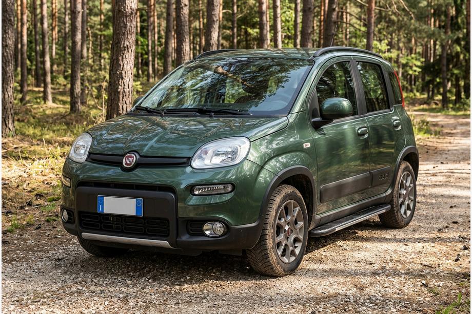 Fiat Panda 2011-2023 Praguri Laterale Bosphore Grey (2 buc, Aluminiu) Image