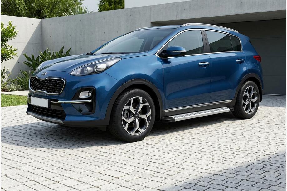 Kia Sportage 2021- Praguri Laterale Maya V2 (2 buc, Aluminiu) Foto 1