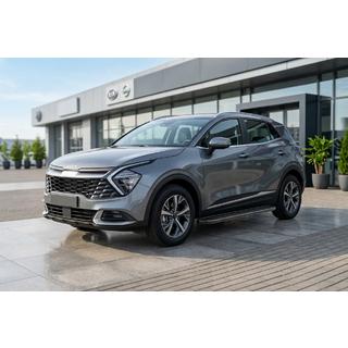 Praguri Laterale Bosphore Black (2 buc, Aluminiu) Kia Sportage 2021- foto 1