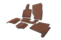 Audi Q7 2005-2015 Covorase EVA (caramiziu) 2 Randuri (5 Covorase) foto 5