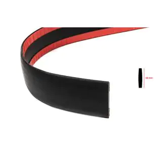 Molding negru la metru sal125 (1 metru, 49 mm) foto 2