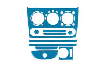 Opel Tigra 1994-2001 Capac bord (albastru) foto 1