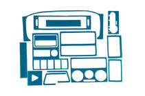 Volkswagen T4 Transporter 1990-2003 Capace bord 1999-2003 (culoare albastra) foto 1