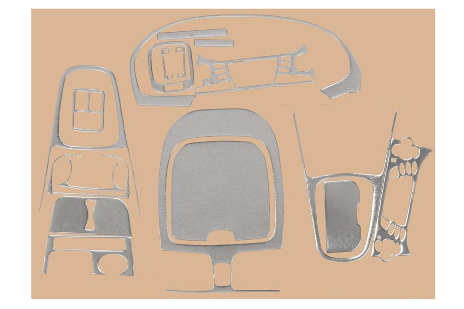 Nissan Almera N16 2000-2006 Decoruri bord 00-03 (Aluminiu) Foto 1