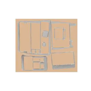 Ornamente bord 1998-2000 (Aluminiu)