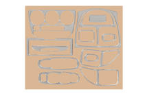 Hyundai Accent 2000-2006 Ornamente bord (aluminiu) foto 1