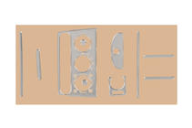 Opel Tigra 1994-2001 Ornamente bord (aluminiu) foto 1