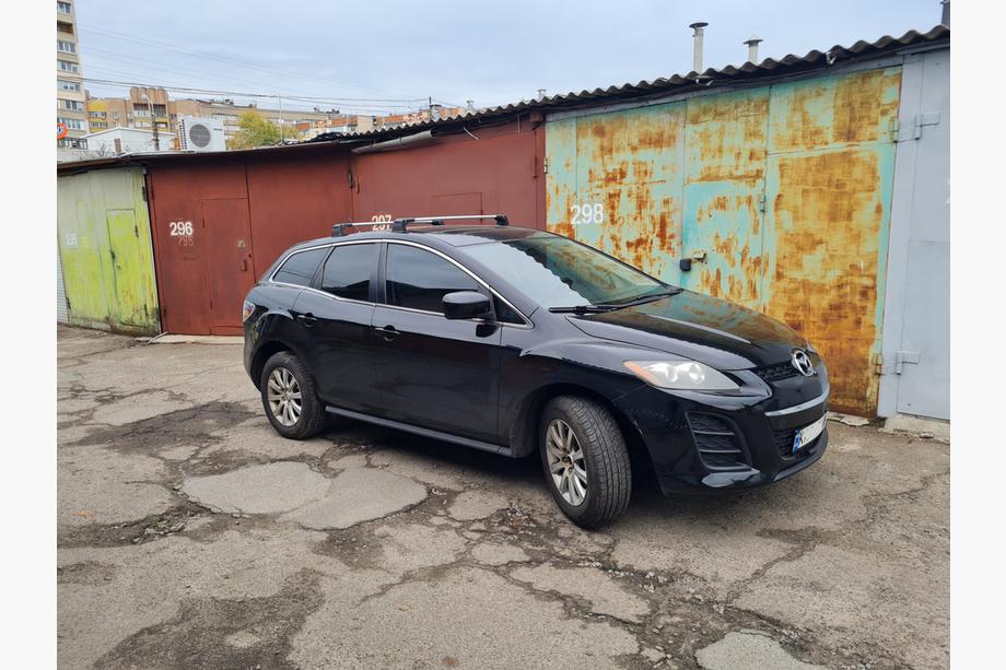 Mazda CX-7 2006-2012 Bare transversale pentru puncte fixe cu cheie Wingbar V3 (2 buc) Foto 1