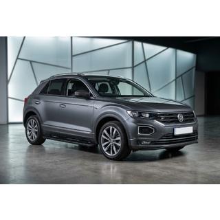 Praguri Laterale Allmond Black (2 buc, Aluminiu) Volkswagen T-Roc 2017-2025 foto 1