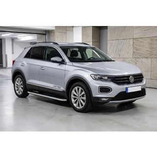 Praguri Laterale Tayga Grey (2 buc, Aluminiu) Volkswagen T-Roc 2017-2025 foto 1