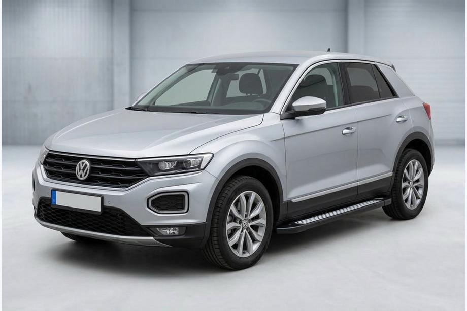 Volkswagen T-Roc 2017-2025 Praguri Laterale Vision New Black (2 buc, Aluminiu) Foto 1