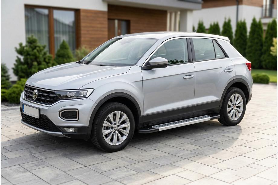 Volkswagen T-Roc 2017-2025 Praguri Laterale Vision New Grey (2 buc, Aluminiu) Foto 1