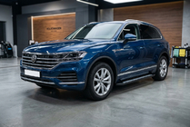 Volkswagen Touareg 2018- Praguri Laterale Vision New Black (2 buc, Aluminiu) foto 1