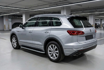Volkswagen Touareg 2018- Praguri Laterale Tayga Grey (2 buc, Aluminiu) foto 1